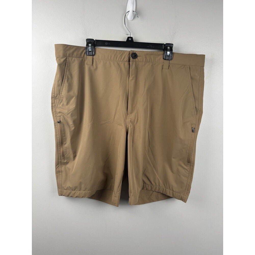 Orvis Men’s Tech Shorts Brown 40x9 Polyester And Spandex Blend